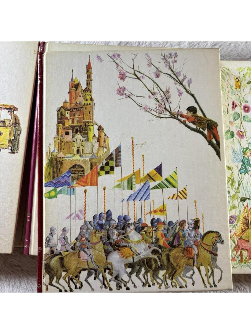 Vintage Bookshelf for Boys & Girls 6 Vol Set 1973 Illustrated HC - Picture 7 of 9